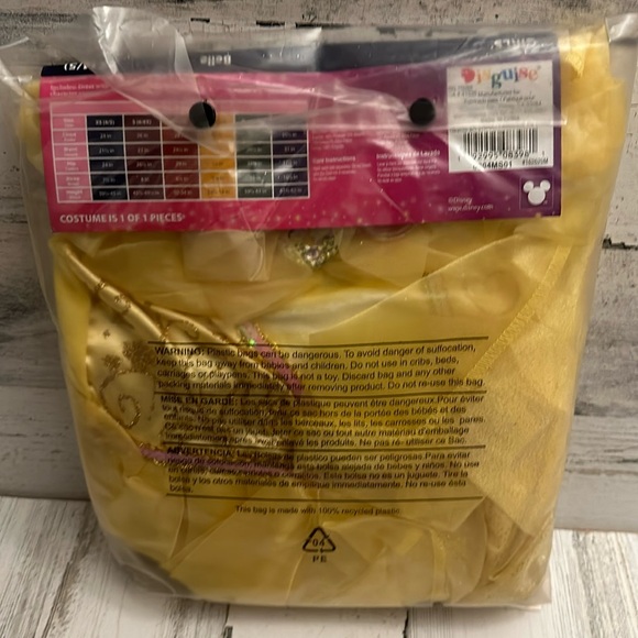 Disney Princess Belle Dress Size S NEW - Picture 3 of 8
